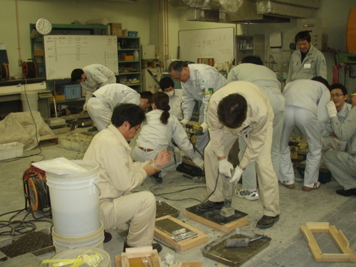 ラベリング試験用供試体の作製