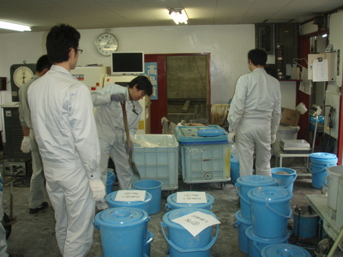 材料計量の担当