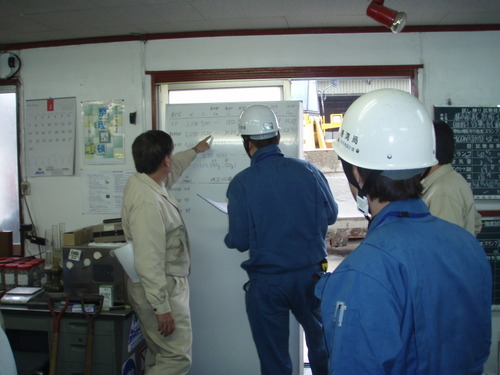 バッチ当たりの計量値の確認