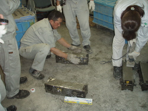 曲げ強度試験用供試体の養生