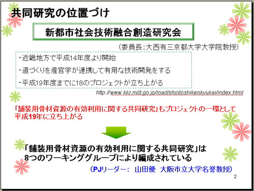 共同研究の位置づけ